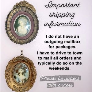 Important shipping info!